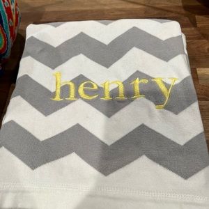 “Henry” baby blanket Pottery Barn